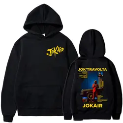 Rapper Jok'air Jok'travolta Graphic Hoodies Men Women Hip Hop Pop Music Pullover Hoodies Male Casual Fleece Vintage Sweatshirts