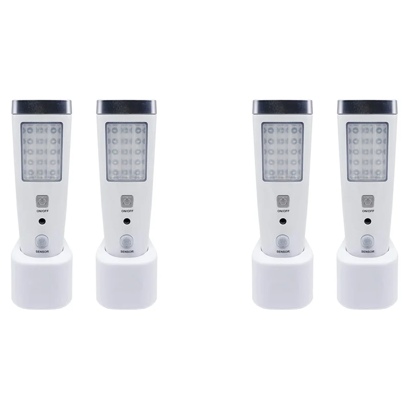 【electronic-accessories】4x-4-in-1-motion-sensor-wall-light-power-off-led-night-light-flashlight-rechargeable-emergency-flashli