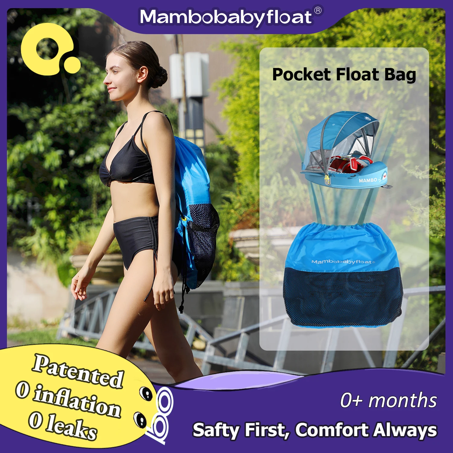 

Mambobaby Pool Float Accessories Pocket Backpack