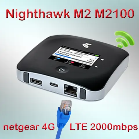 Netgear vagon M2 MR2100 Cat20 5040mAh pil Gigabit 5G 4G mobil ağ Ethernet cpe yönlendirici Rj45 çift harici antenler