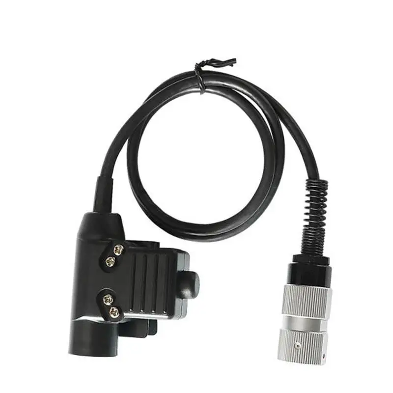 موصل سماعة رأس عسكرية PTT ، حافظة صغرية ، 6Pin ، F ، U94