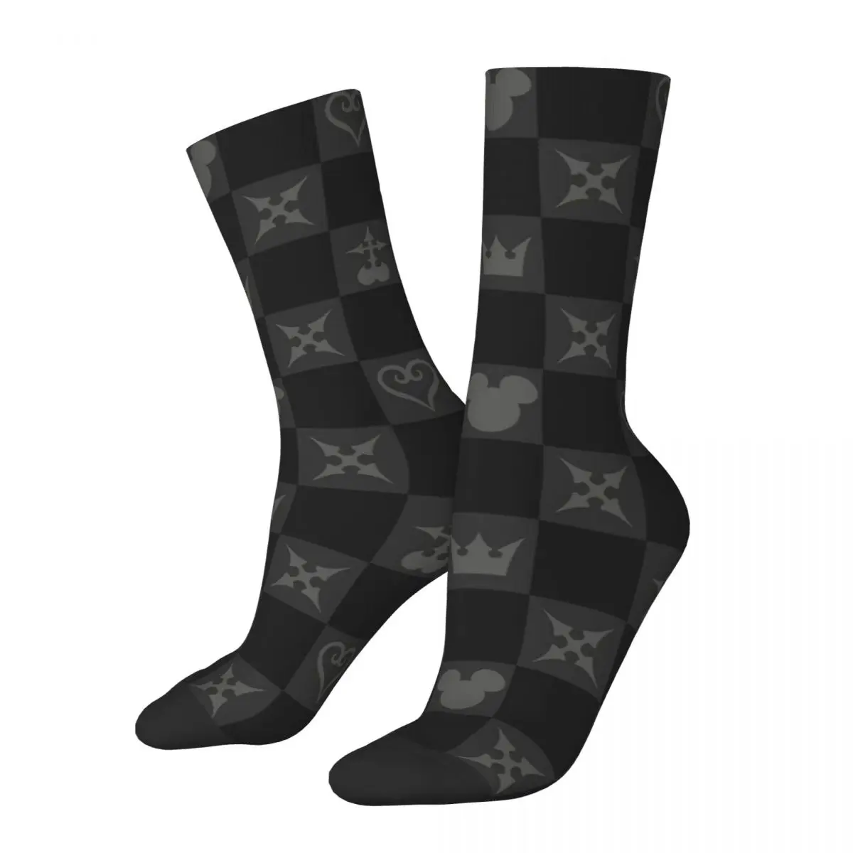 KINGDOM HEARTS - Pattern Socks Harajuku High Quality Stockings All Season Long Socks Accessories for Man Woman Birthday Present