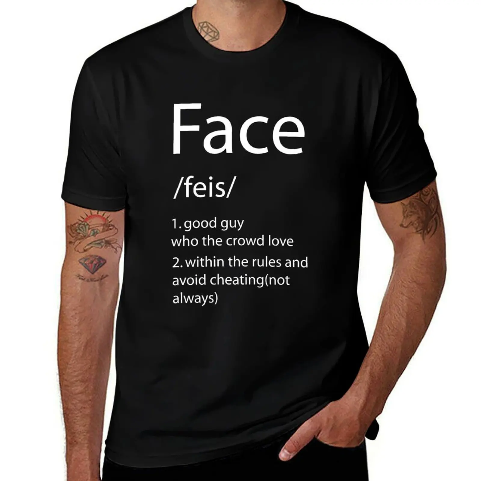 

Face definition T-Shirt quick drying oversize t-shirts man graphic t shirts graphic tee shirt oversized t shirts for men