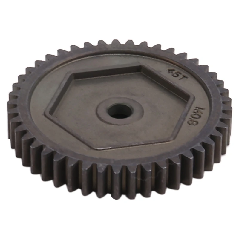 

Harden Steel Spur Gear 45T 0.8M 32P 8053 11T Motor Teeth For 1/10 RC Model Crawler TRX-4 K5 TRX4 TRX-6