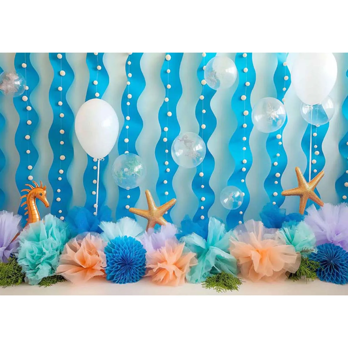 

Allenjoy Under-The-Sea Ocean Waves Backdrop