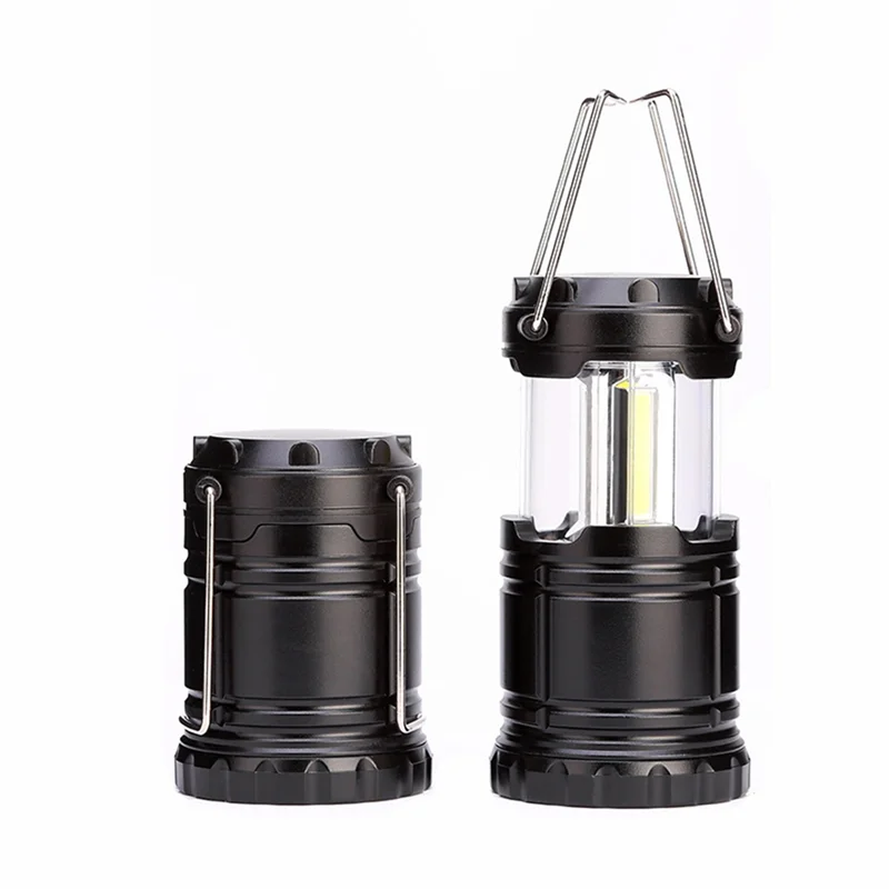

LICE-4PCS Mini COB Tent Lamp LED Portable Lantern Telescopictorch Camping Lamp Waterproof Emergency Light Powered