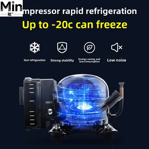 Alpicool 35/45/55L Compressor Refrigerator 12/24V Car Home Integrated Fridge
