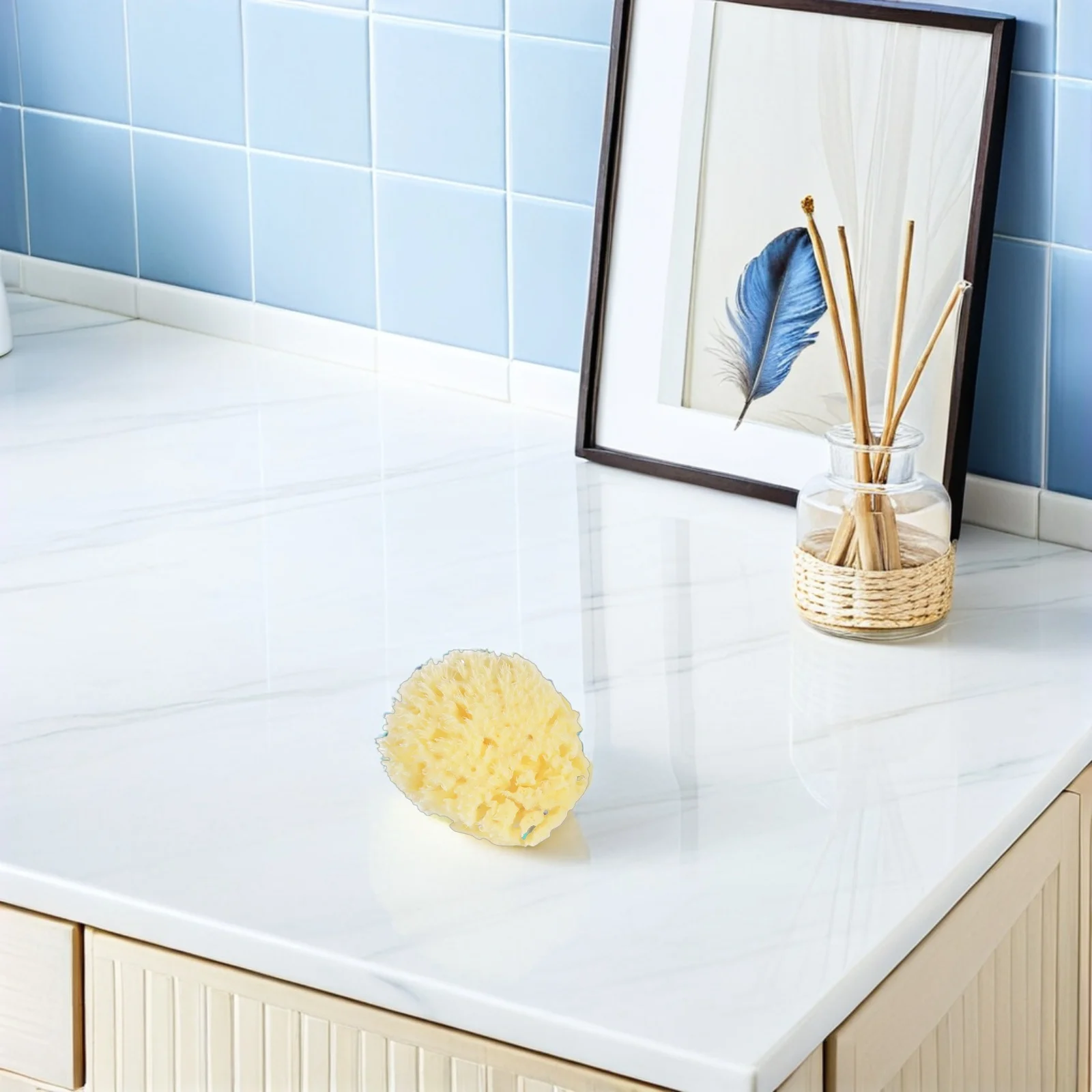 

2pcs Natural Honeycomb Sea Sponge Ultra Soft Chemical Free For Adults Bath Shower Sponge Wash Tool