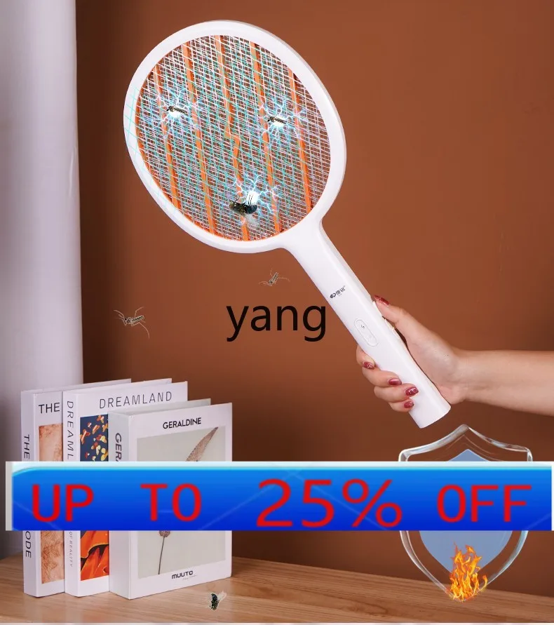 

lmm electric mosquito swatter rechargeable household super powerful electric fly swatter mosquito killer lithium battery