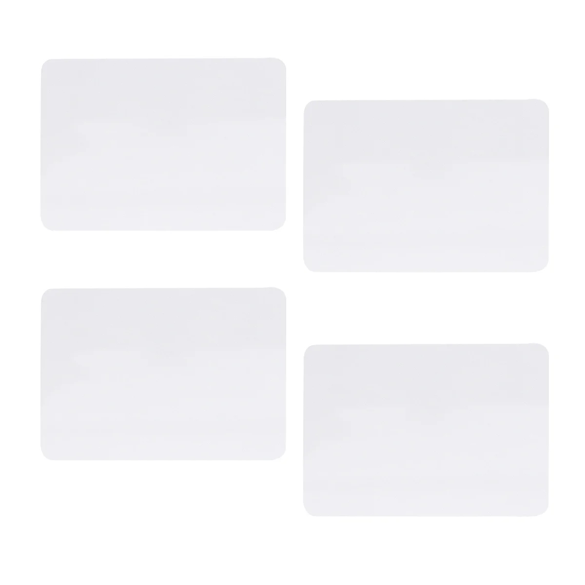 4pcs Desktop Small White 20X15Cm Erasable Writing For Office Home School Use Planner Reminder Board Desktop Board Office
