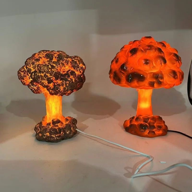 

2 вида 3D грибного облака, украшение для стола, креативный светящийся атомный взрыв, периферийные устройства из фильма, украшение, орнамент