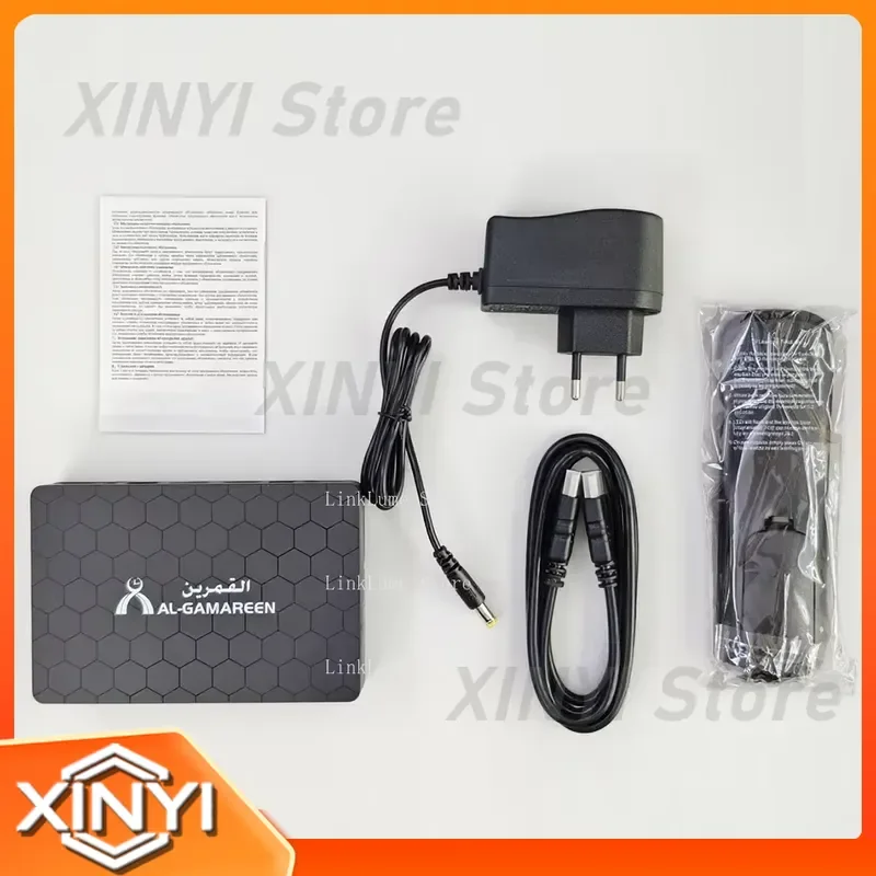 Muslim Prayer Clock Set-Top Box Software for Setting Prayer Time Supports English Arabic Chinese 2K Resolution