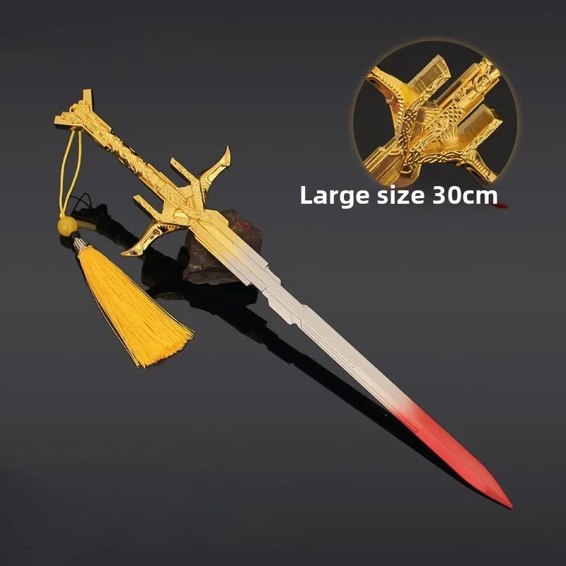 30 سنتيمتر/11.8in قاعات السيف القرون الوسطى لعبة الأجهزة الطرفية نموذج سلاح الدعائم تحصيل عرض هوايات تحصيل لعبة رياضية