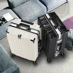 Student Fashion Code Box Travel Trolley Luggage Boarding Large Capacity 20'22'24'26'28' Inch Zipper Design Unisex Trunk Suitcase