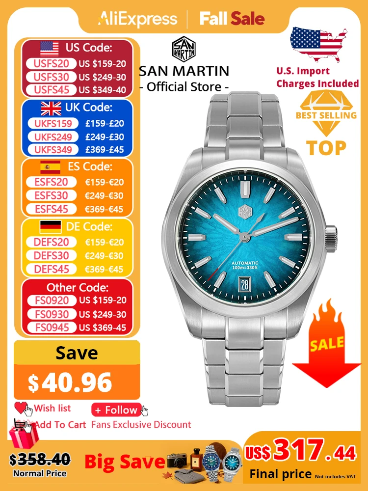 

San Martin 36mm 39mm 42mm SN0144 JianZhan Gada Watch Miyota 9015 Original Design Chinese Dress Men Automatic Mechanical Watches