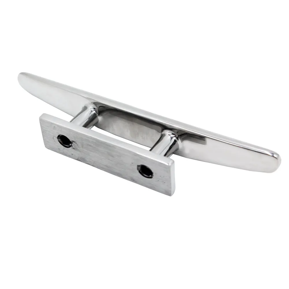 4" 5" 6" 8" Zoll polierte Festmacherklampe 316 Edelstahl Marine Hardware Bootsklampen für Marine Boot Deck Seil Krawatte Yacht – Detail 9