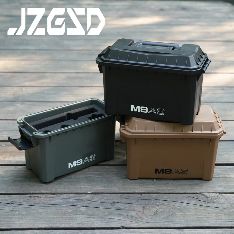 Tactical Lightweight Plastics Ammo Box Outdoors Weapon Rifle PP BLT Bullet Storage Large Caliber Ammo Portable Suitcase