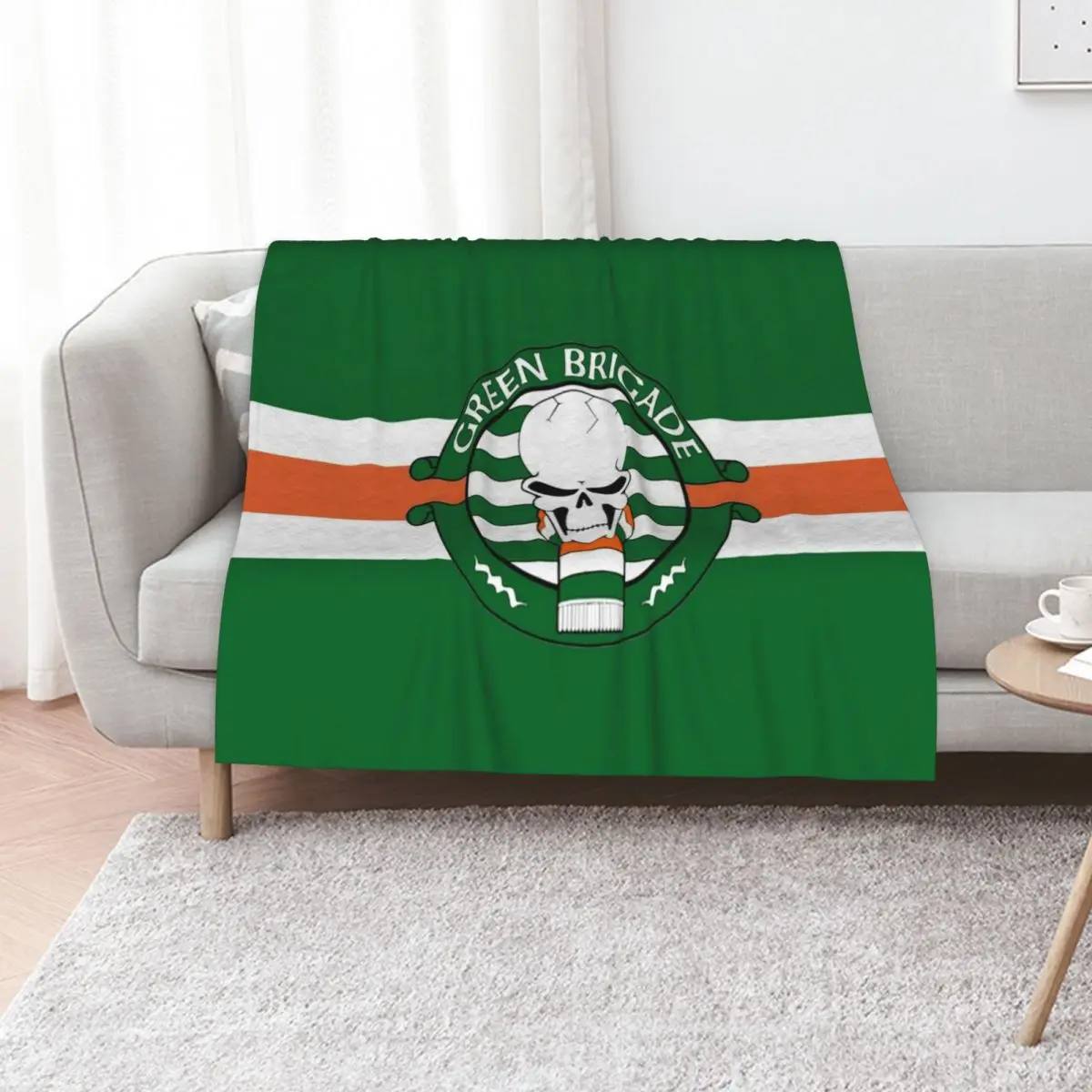 

Green Brigade Throw Blanket Summer wednesday Vintage Decorative Beds Blankets