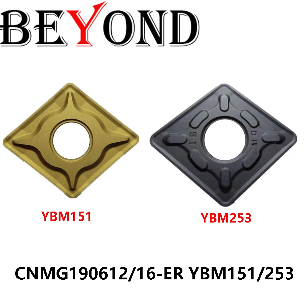 

Original CNMG190612-ER CNMG190616-ER YBM151 YBM253 Carbide Inserts CNC CNMG Turning Tools Blades Machine Lathe BEYOND CNMG190612