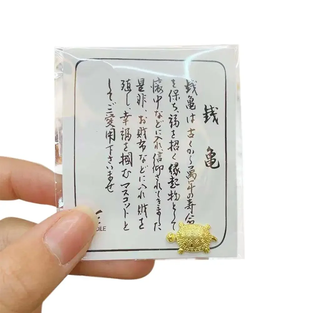 Japanese Money Turtle Asakusa Temple Small Golden Tortoise Guarding Praying Lucky Wealth Home Decoration Lucky Gift Wholesale