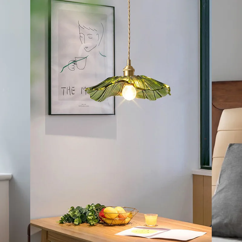 Art Creative LED Pendant Lights For Bedroom Restaurant Kitchen Hanging Lamp Modern Nordic Ceiling Chandeliers Glass Pendant Lamp