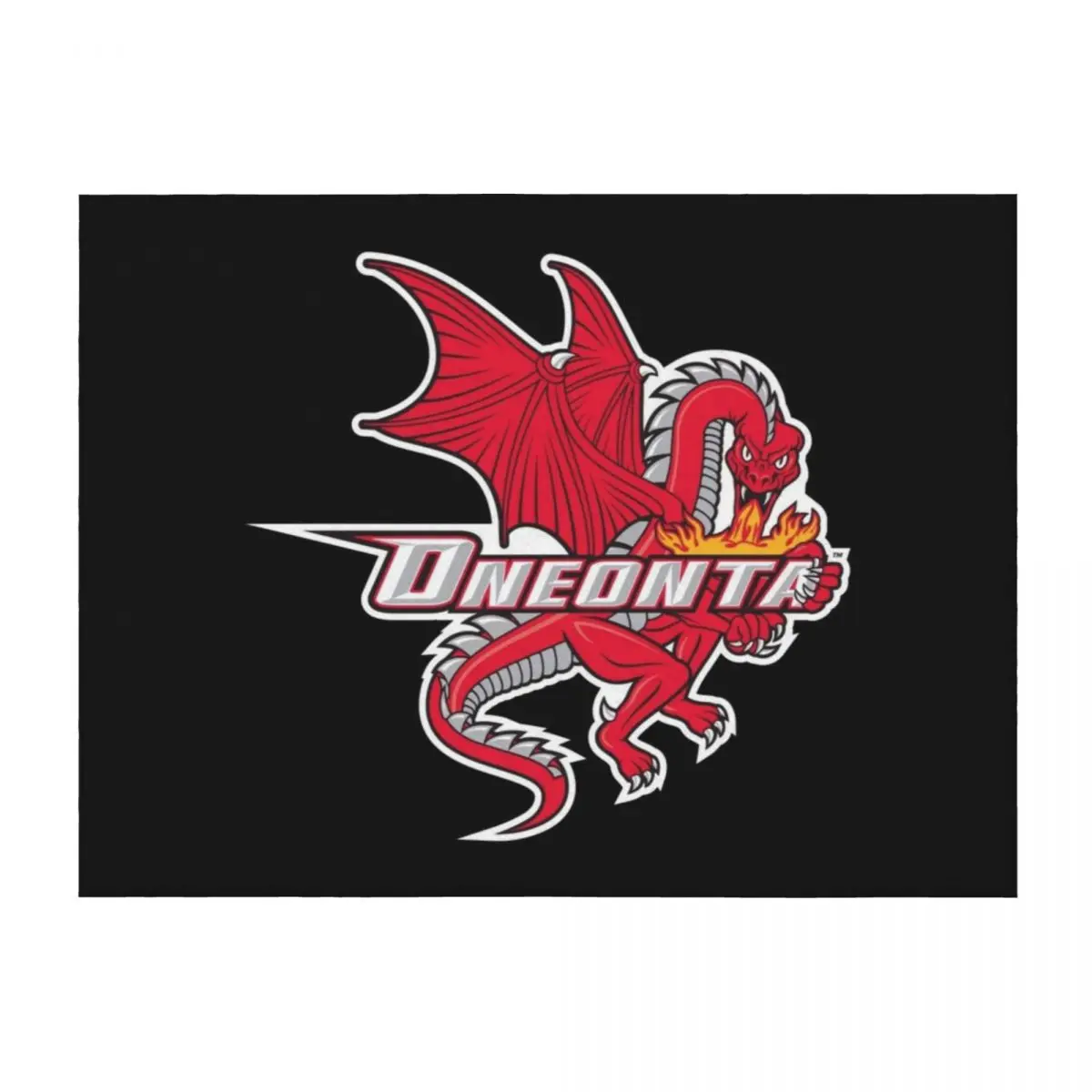 

SUNY Oneonta red dragons Throw Blanket Giant Sofa christmas decoration Luxury Designer Polar Blankets