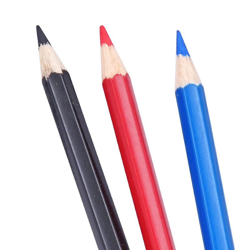 1Pc Dental Oral Marker Pen Wood Intraoral Marker Red/Blue/Black Sterilizable Denture False Teeth Repair Sign Line Dentistry Tool