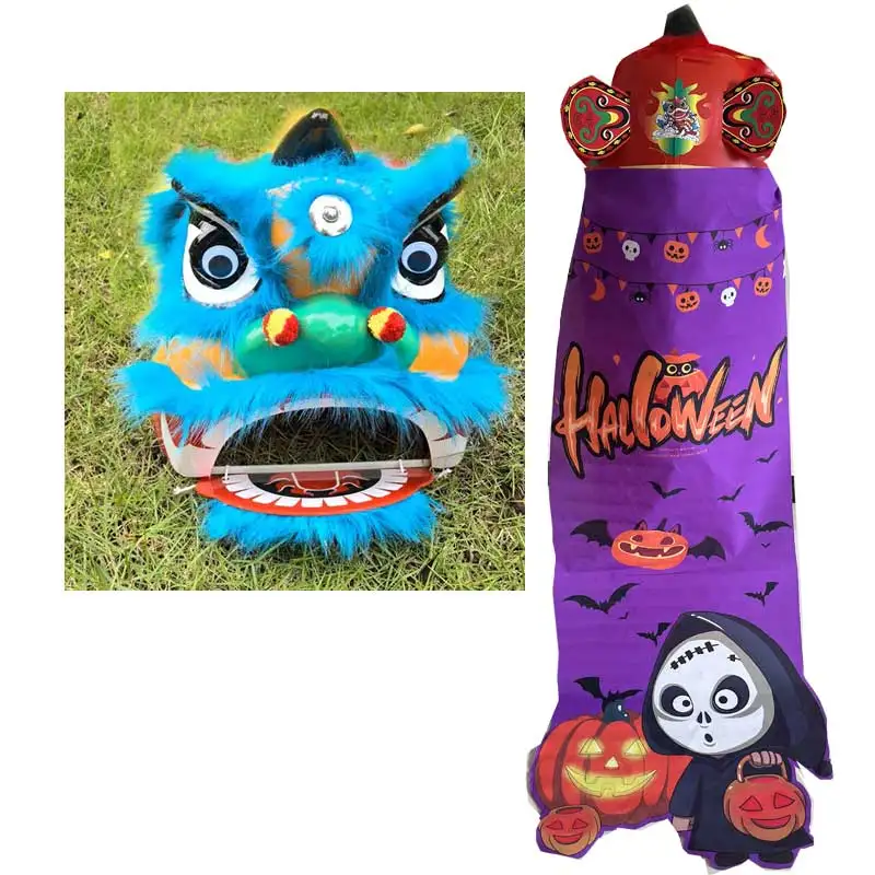 عباءة الهالوين مقاس 12 بوصة لعبة ملابس رقص الأسد لعمر 3-5 سنوات للأطفال الأولاد والبنات والأطفال أداء الحفلات الرياضية لمرحلة الكرنفال #3