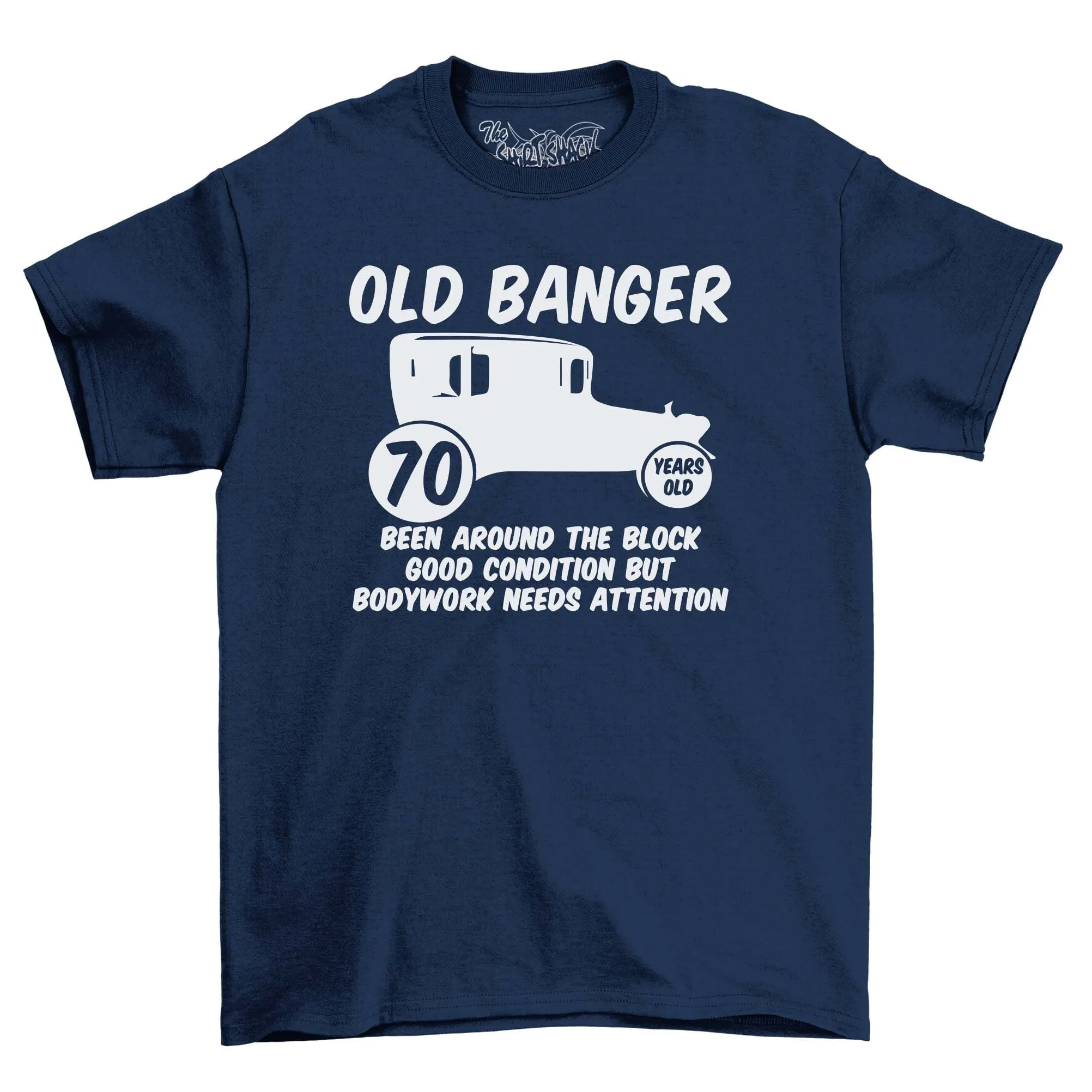 

2023 Old Banger 70th Birthday T Shirt Mens Novelty 70 Years Men s Top