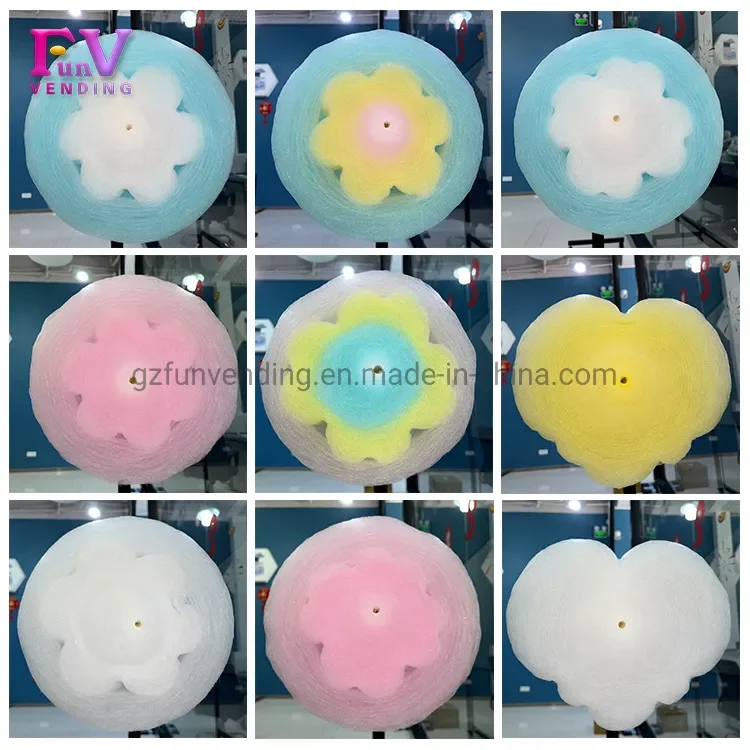 Commercial Automatic Mall Electric Professional Robot Cotton Candy Machine