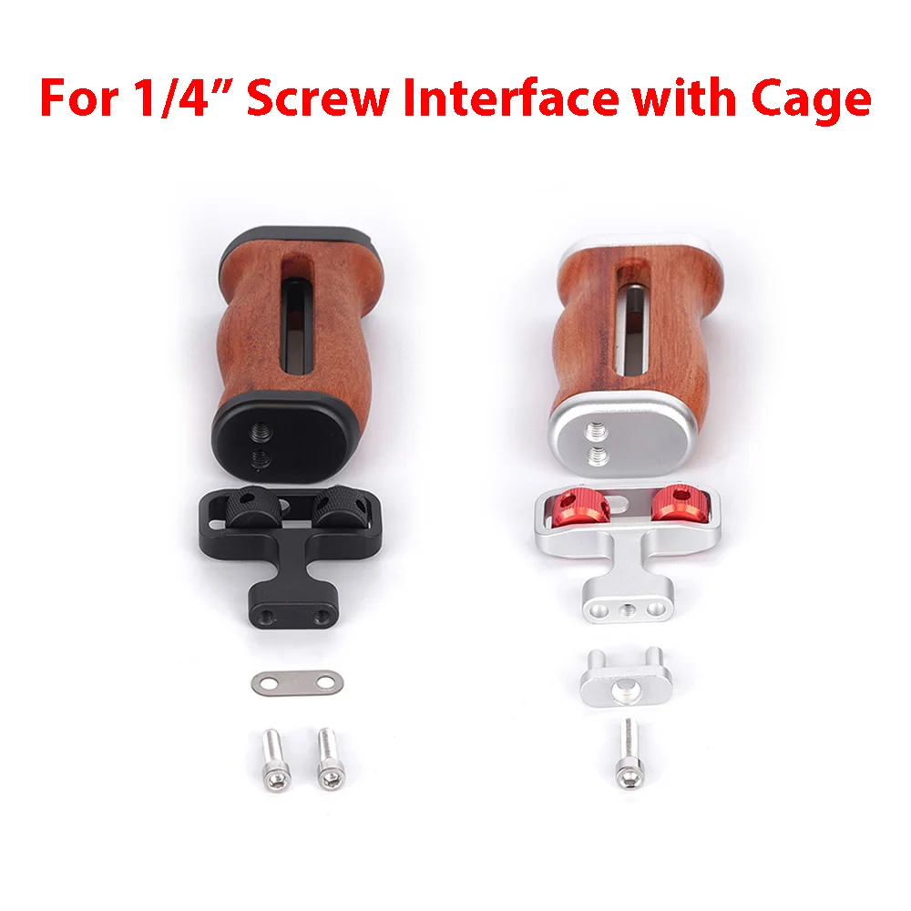 

For 1/4” Screw Interface with Cage Rabbit Cage Side Handle Rosewood and Aluminum Side Handle Adjustable Side Handle