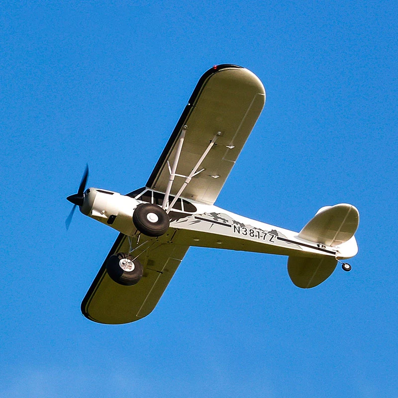 FMS-modelo de avión de control remoto, máquina de entrenamiento de espuma, ala fija de PA-18, 1300mm