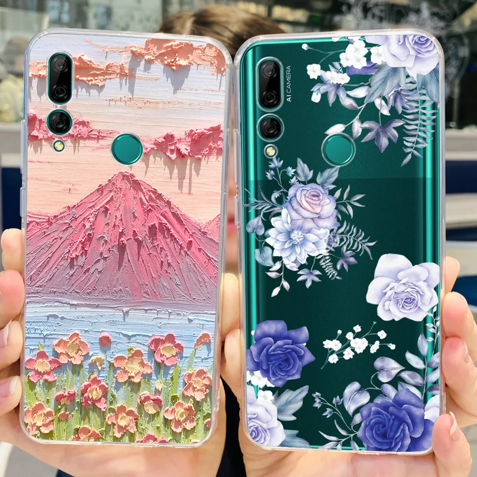 For Huawei Y9 Prime 2019 Case Cute Painted Cover Clear Silicone Phone Case For Huawei Y9s Y 9 Prime 2019 Y92019 Soft Fundas Capa image 5
