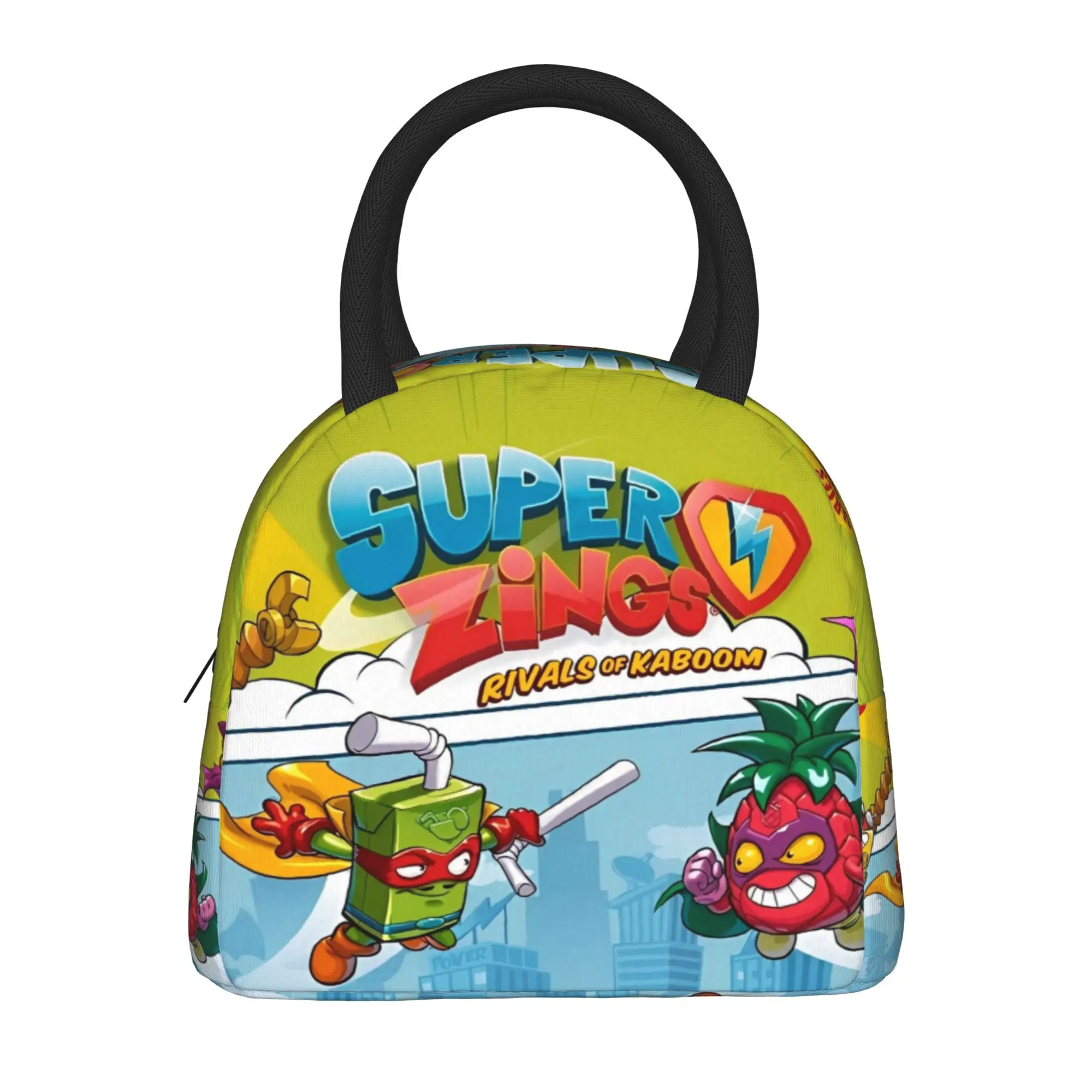 Insulated Lunch Bag Super Zings Merch Funny Superzings Food Box Fashion Thermal Cooler Bento Box For School