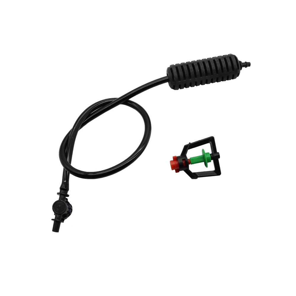 1 Set Cooling Hanging Sprinkler For Greenhouse Irrigation With Barb Connector 360 Degree Rotating With weight & Anti-drip device