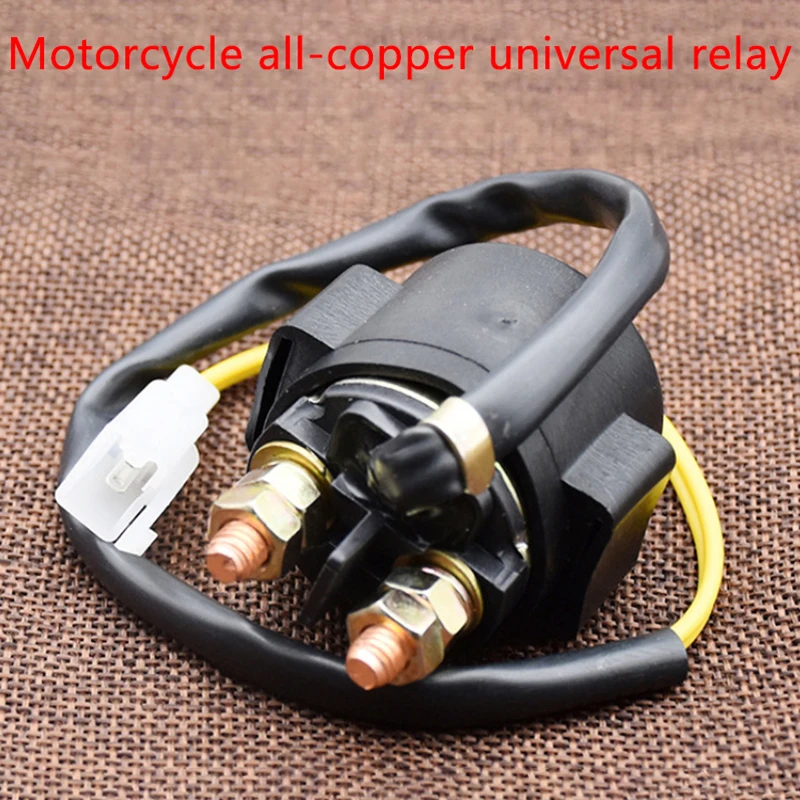 1Pcs 12V Motorcycle Solenoid Starter Relay For GY6 50cc 70cc 90cc 110cc 125cc 150cc 200cc 250cc ATV Go Kart Scooter Moped