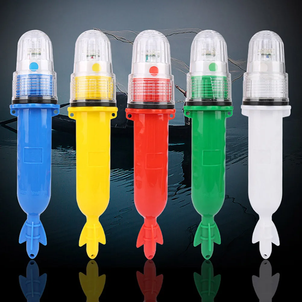 

2pcs Light 1 Red Fishing Lure Night Bait Lights Underwater Fish Attracting Lamp LED Fishing Lamp