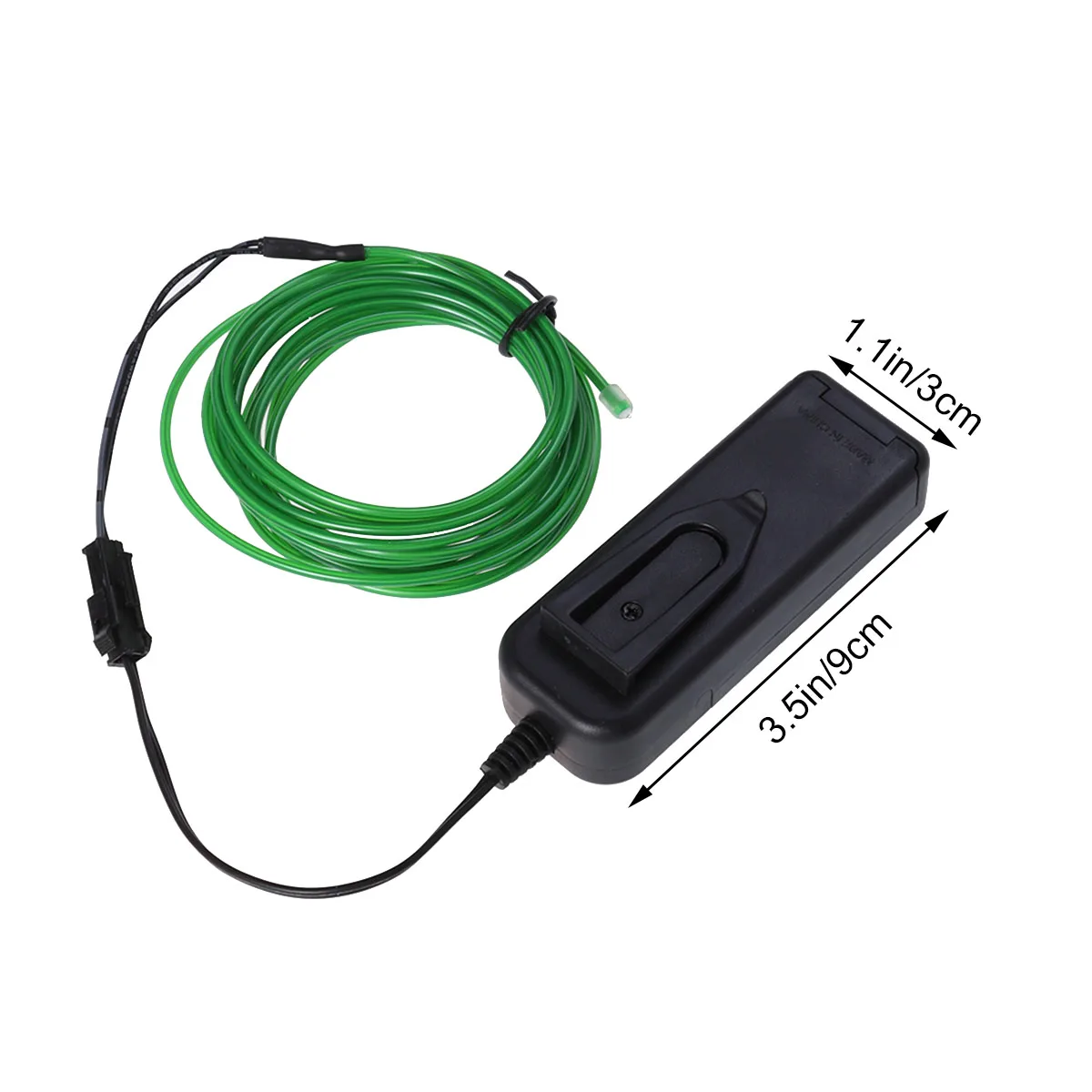 

Glowing El Wire Rope Light Strip Cable For Car Decoration Party Holiday Cosplay Christmas Red Durable Low Power Easy Install