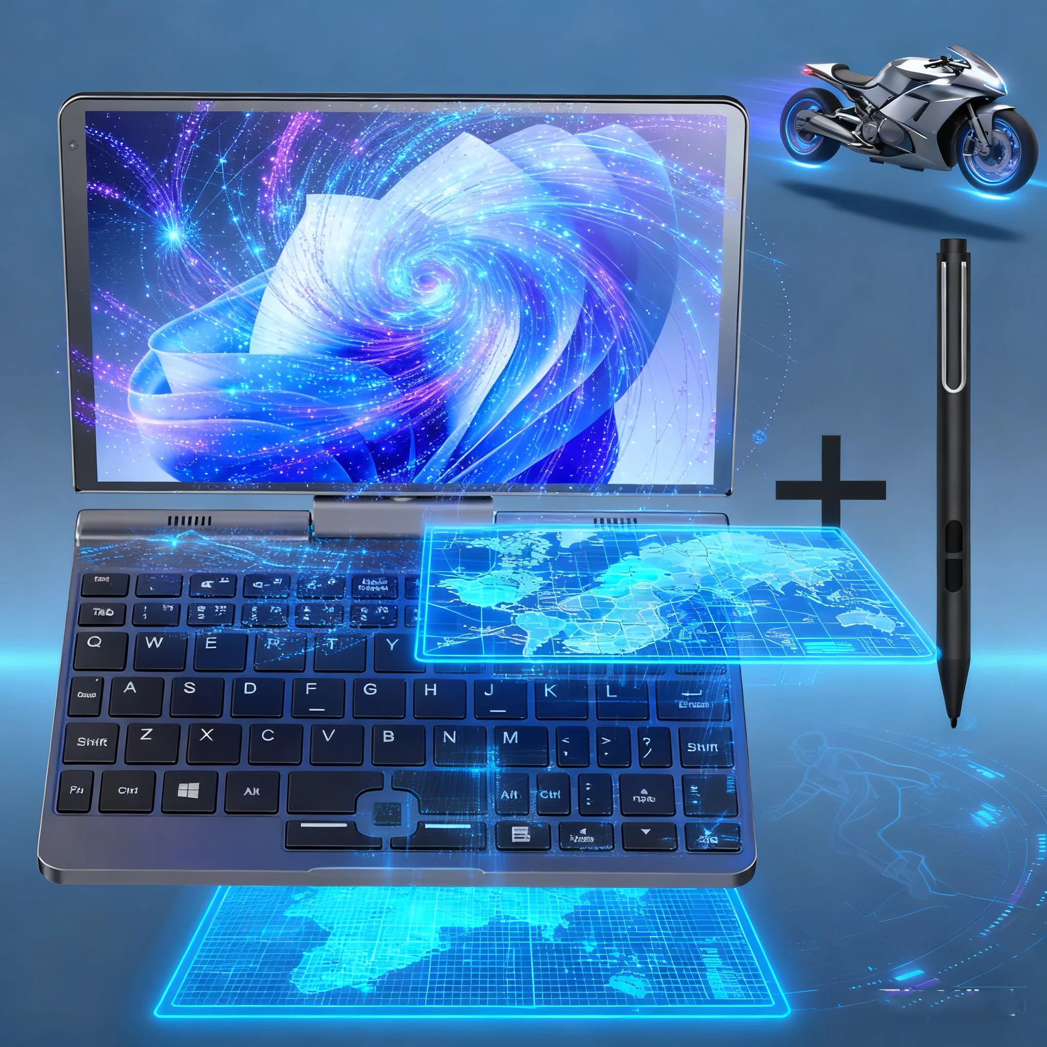 12th Generation Mini Laptop Intel N100 Quad-Core 8