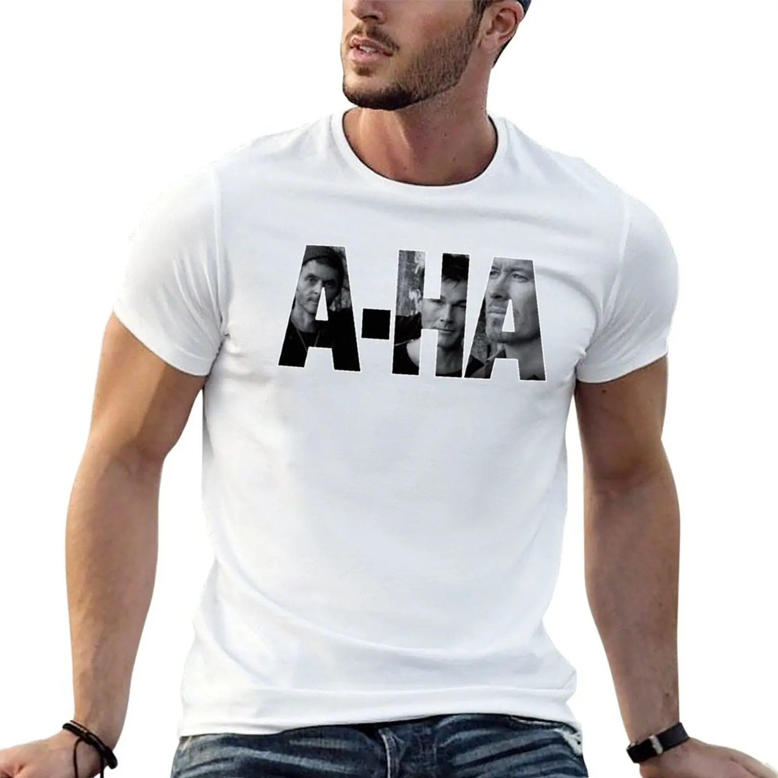 

Aha T-Shirt t shirt custom print anime tshirt printed t shirts for man T-shirt