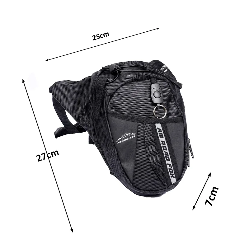 Marsupio casual da esterno Marsupio Zaino da moto e motociclista Borsa da moto multifunzione con gamba a goccia Zaino da moto Oxford