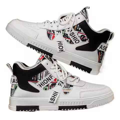 Men casual sports outdoor hiking trendy fashion street comfortable ady Casual Shoes Lace Up Fashion Sneakers Platform Snow Boots