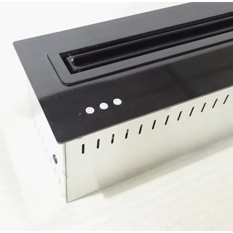 Camino moderno per interni in bioetanolo con inserto elettrico intelligente 220V, telecomando, materiale in acciaio, spina americana, per uso domestico