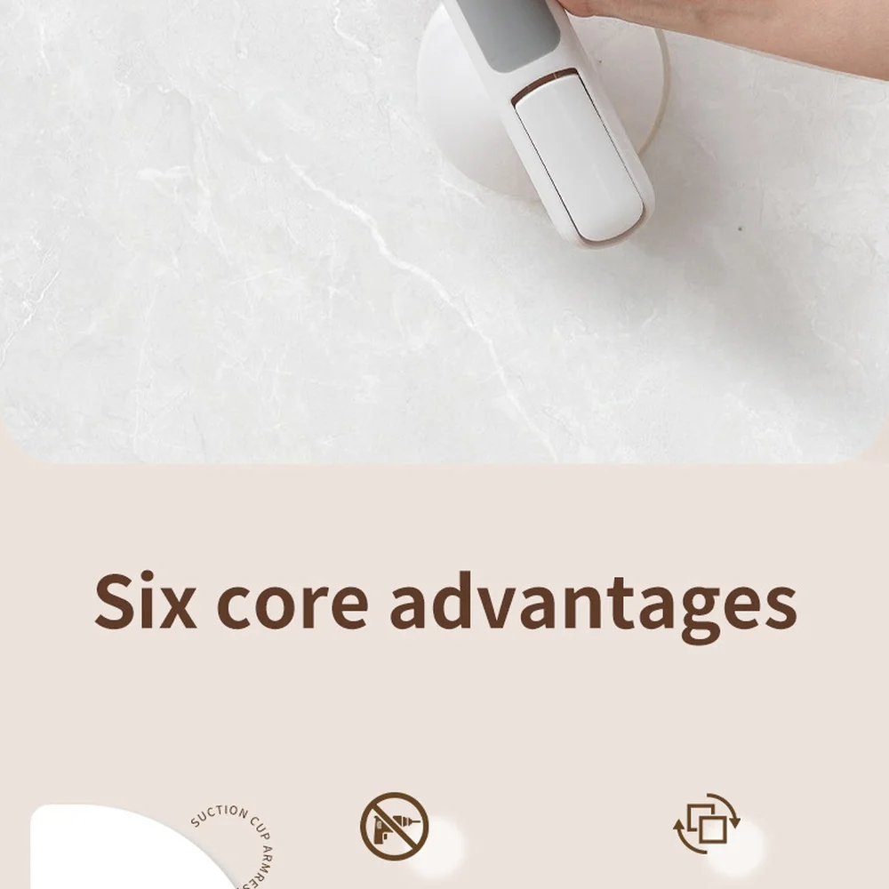 Portable Bathroom Safety Grab Bar Strong Suction Handle For Shower Tub Elderly Handicap Mobility Support Wall Railings
