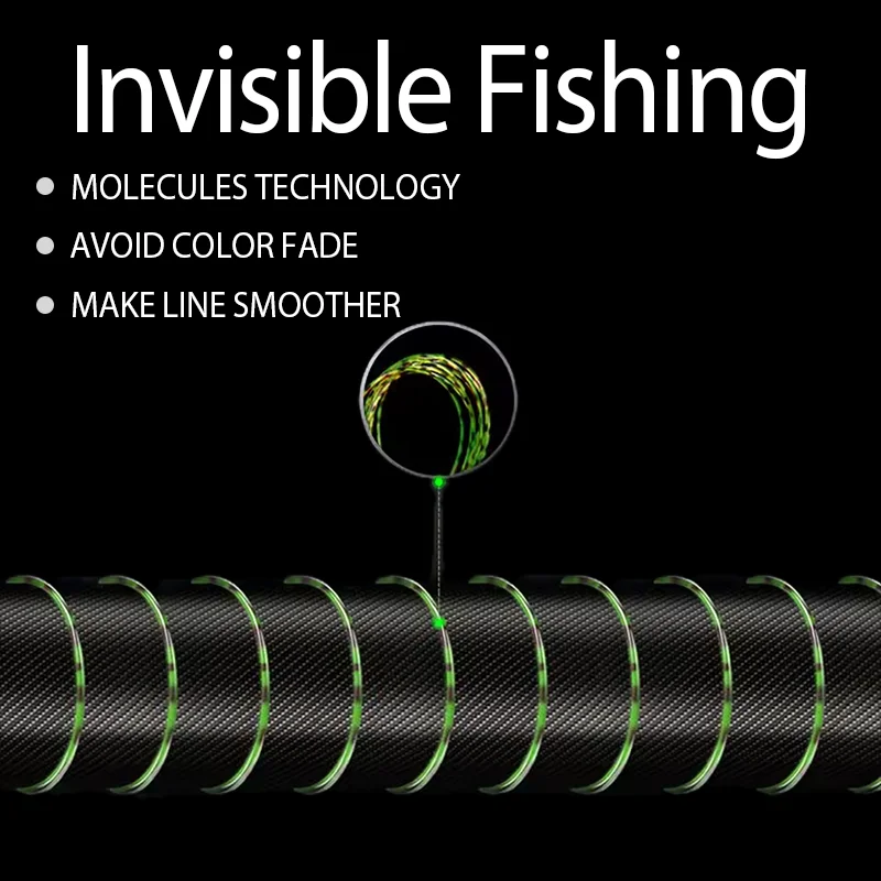 fishing accessories خيط حرير صيد الأسماك زب ادوات صيد سمك صيد سمك معدات fishing lineZUKIBO ثلاثية الأبعاد غير مرئية خط صيد سمك الشبوط النايلون الصيد اكسسوارات المياه المالحة الكارب الصيد معالجة خط الصيد الياباني الأصلي #3
