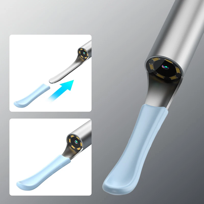 Ultra Thin 4.2mm Visual Wireless Ear Scope for IOS/Android Ear Picker 1080P Camera HD WiFi Otoscope for Ear Cleaning Skin Check
