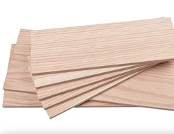 4pcs L:150x300mm T:3mm  Natural Red Oak Solid Wood Veneer Chips handmade wooden board material