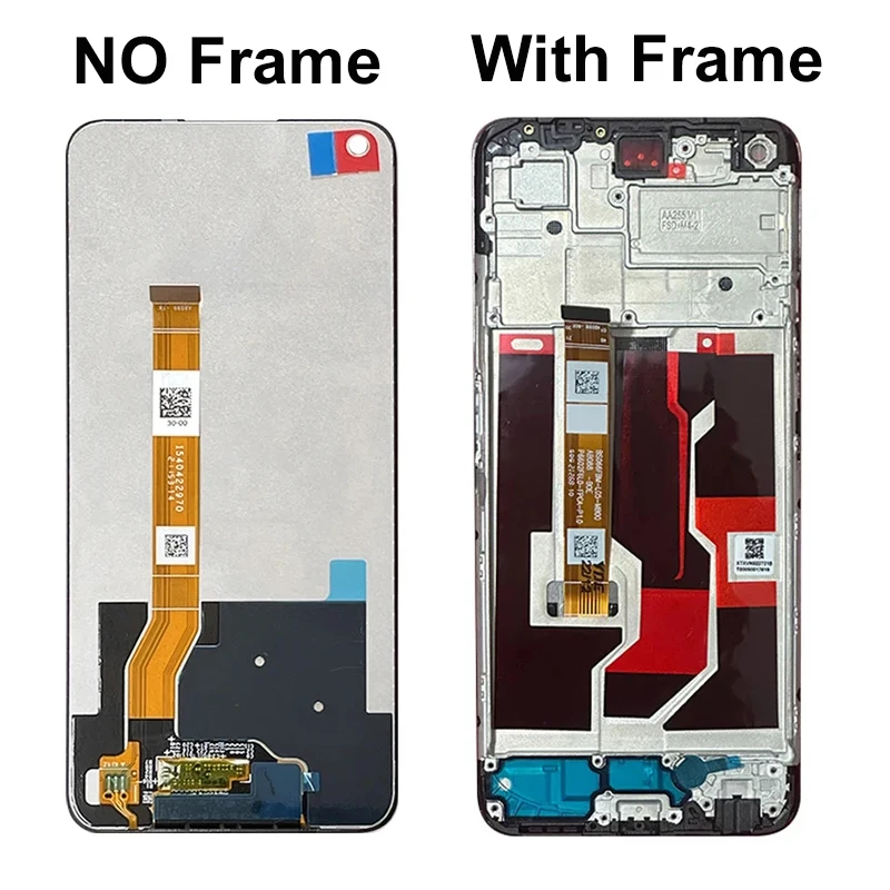 100% Tested LCD For Realme 9i RMX3491 LCD Display Touch Screen Replacement Digitizer Assembly For OPPO Realme 9i With Frame