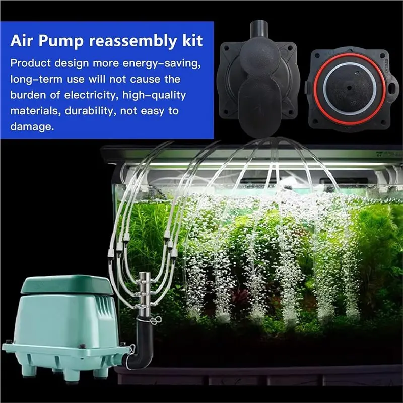 AB11-For Aqua-Aire AA500 Compatible Air Pump Rebuild Kit- White Switch Included For HP60/80 Models