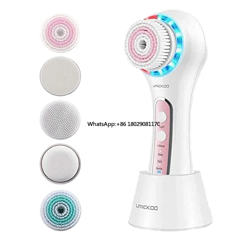 

Wireless Electric Facial Cleansing Brush Face Scrubber with Exfoliators for Beauty Use